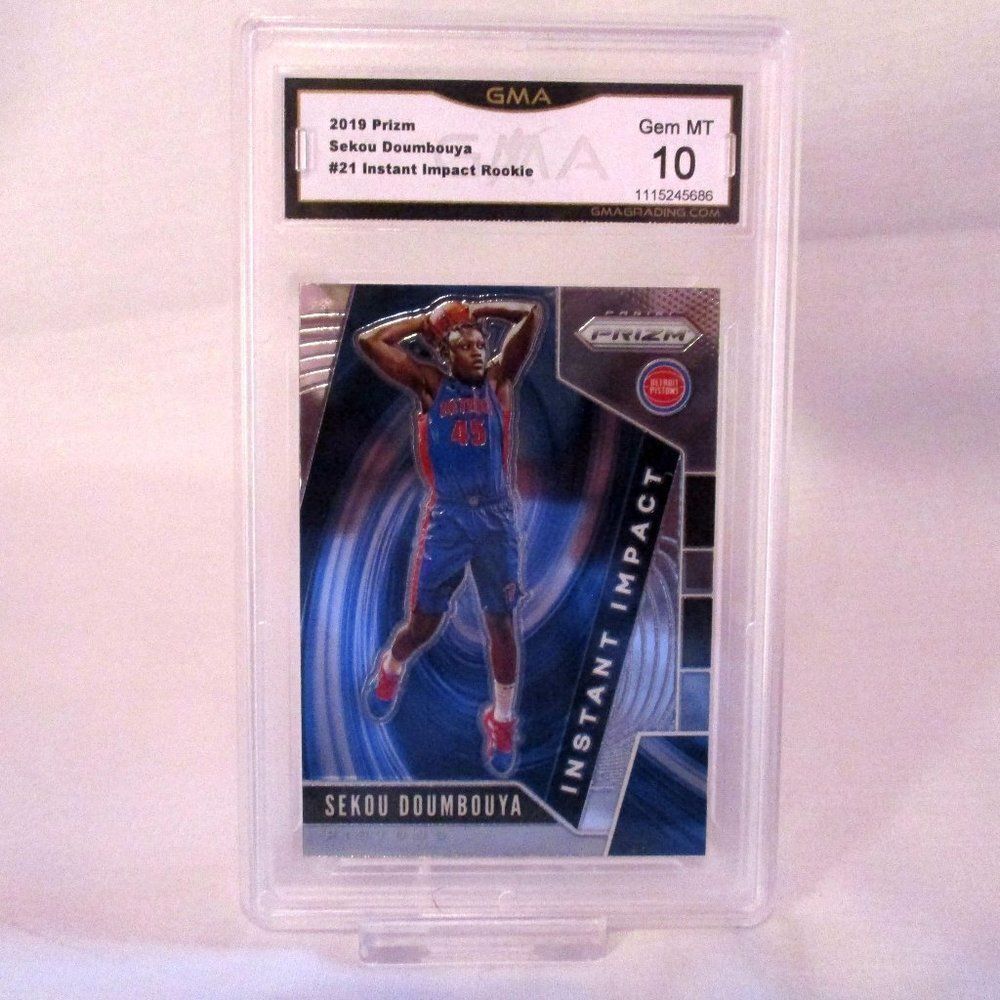 2019 Prizm #21 Sekou Doumbouya GMA 10